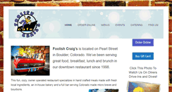 Desktop Screenshot of foolishcraigs.com